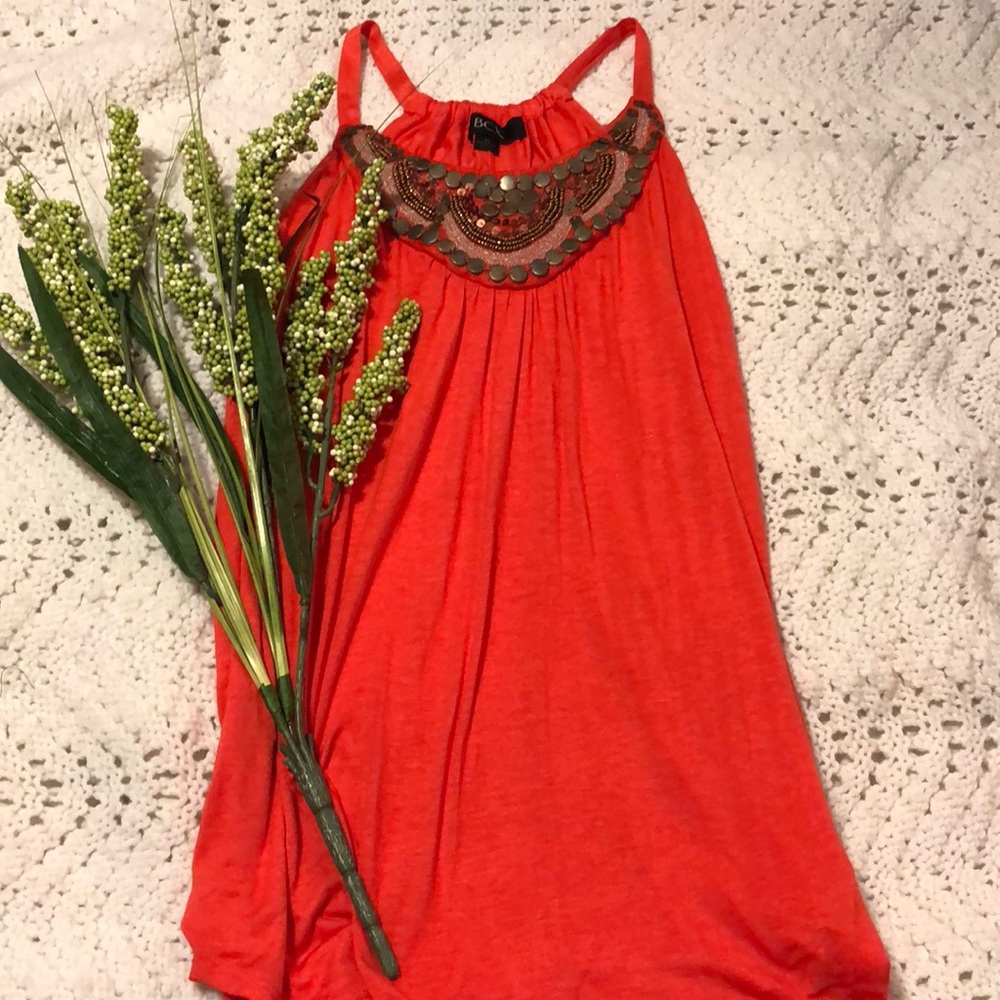 Embellished high neck top, Size X-large